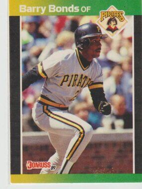 Barry Bonds 1989 Donruss Pittsburg Pirates #92